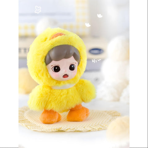 Baby Zoraa Fluffy Cabin Series Vinyl Plush Fluffy Duckling