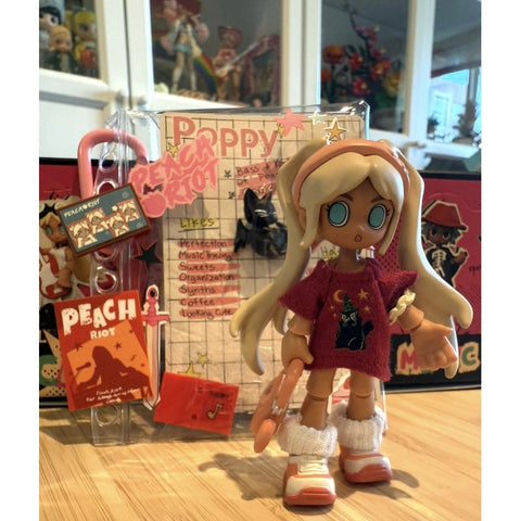 Peach Riot Carry The Music Block Pendant Blind Box Series: Poppy-Cozy Nook (Confirmed Style) Complete Set