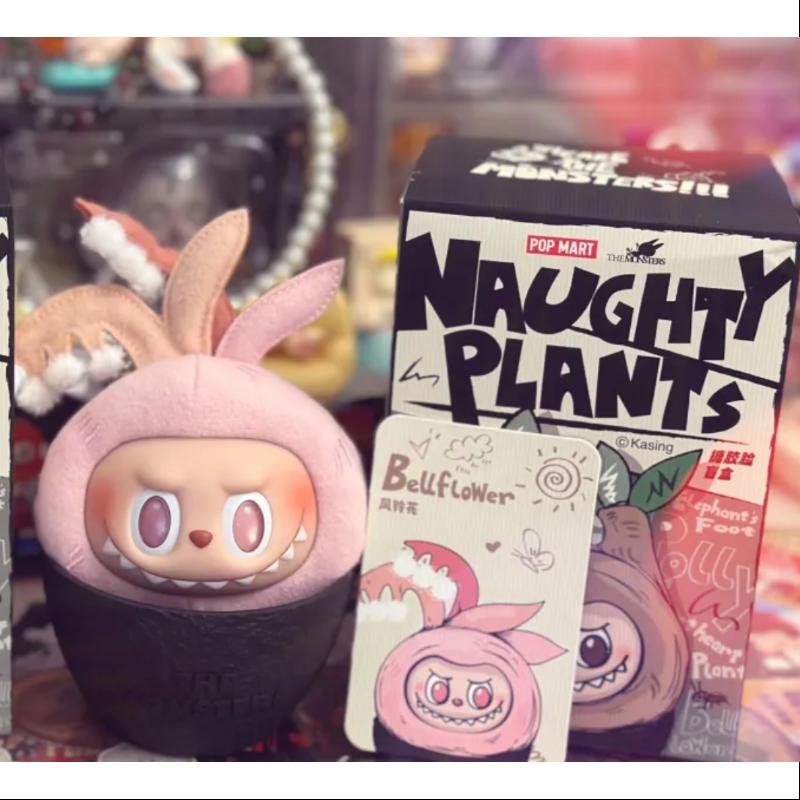 Labubu THE MONSTERS NAUGHTY PLANTS Vinyl Face Series Bellflower