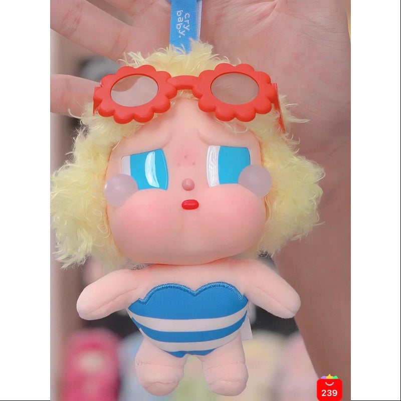 Crybaby Vacation Mode On Vinyl Plush Pendant Series Sunbathing