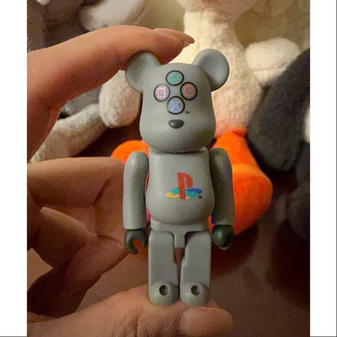 Bearbrick Series 48 Pattern Secret PlayStation Grey 100%