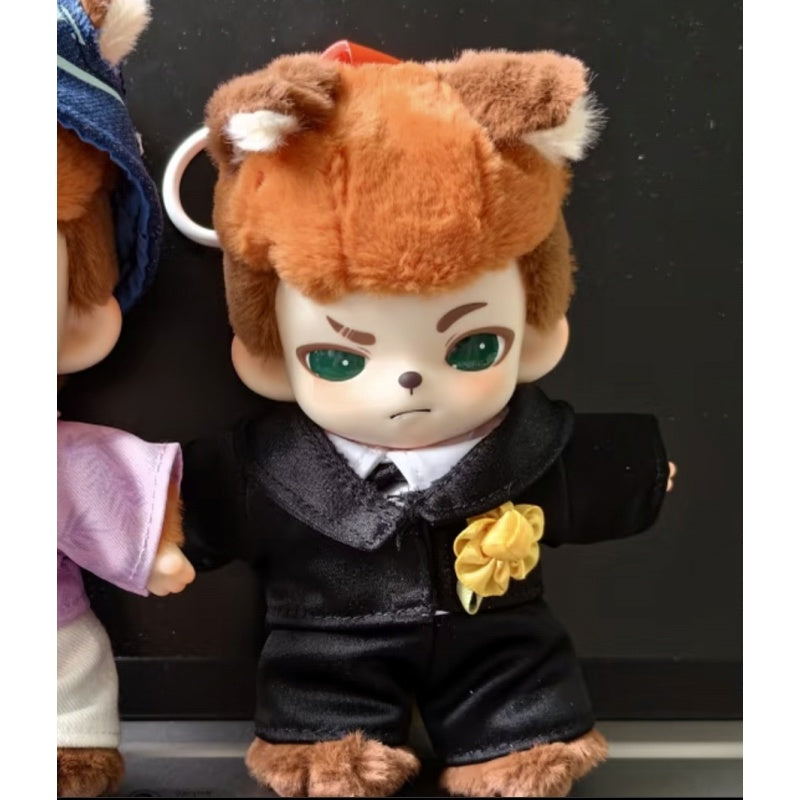 Boy Rayan × Zootopia 2 Mysterious Journey Plush Pendant Blind Box Series: Nick in Formal Wear (Confirmed Style)