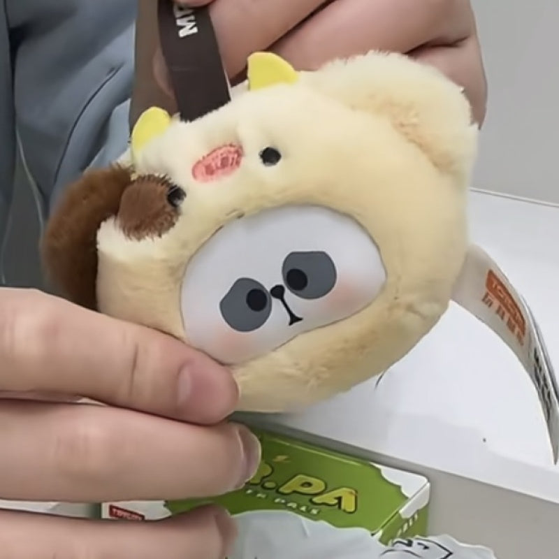 Mr.PA Critter Pals Plush Pendant Blind Box Series: Moo Moo Cow (Confirmed Style)