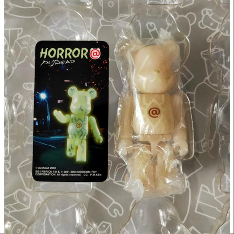 Bearbrick Series 6 HORROR PUSHEAD GLOW IN DARK 100%