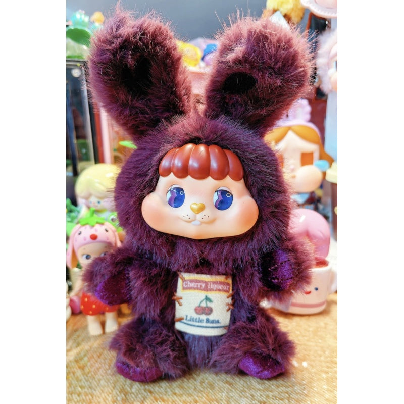 Little Buns Melting Together Plush Pendant Blind Box Series: Liqueur Chocolate - Bunny Bing (Confirmed Style)