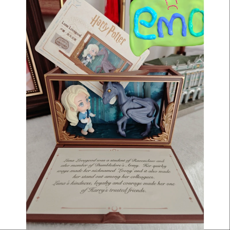 Harry Potter Hogwarts Biographical Series Scene Sets Luna Lovegood