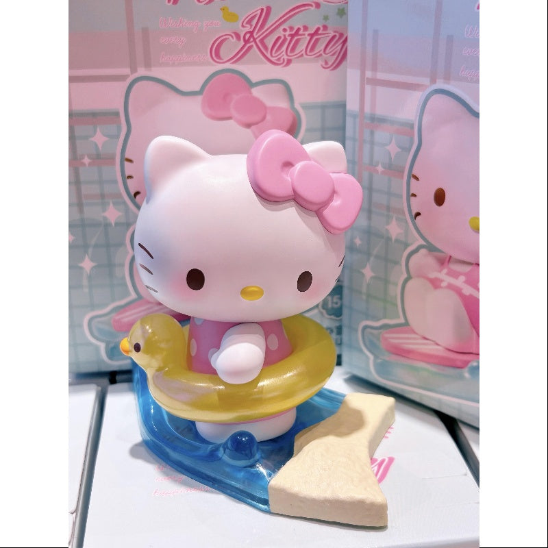 Hello Kitty Wishing You Every Happiness Series Duck Swimming Circle