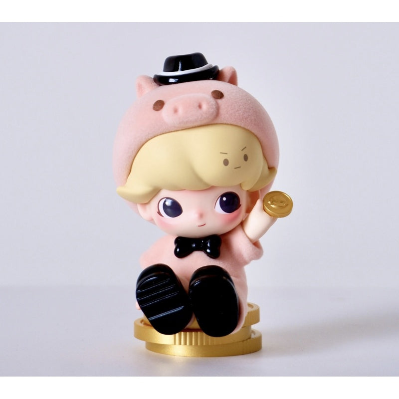 DIMOO WORLD × PIXAR Blind Box Series: Dimoo as Hamm (Confirmed Style)