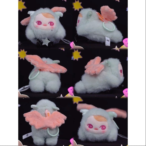 PUCKY Beanie Flying Babies Peluche Pendentif Série Dragon Baby 