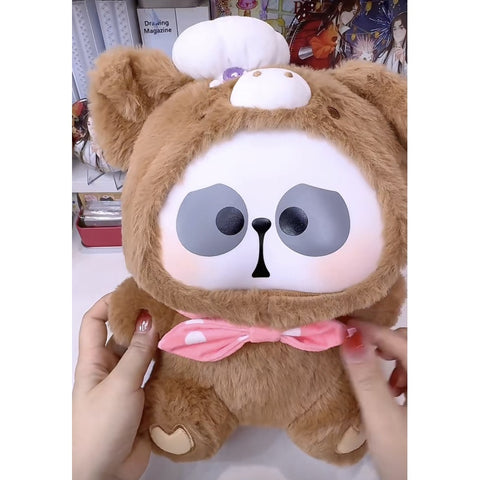 Mr.PA Animal Party 400% Plush Doll Blind Box Series: Pig (Confirmed Style)