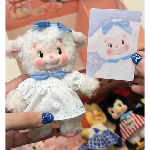RiboDiary Forest Gathering Day Plush Pendant Blind Box Series: Furrychiii (Confirmed Style)