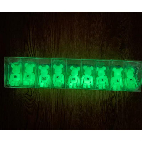 Bearbrick Series 44 BASIC SET 9PCS Glow in Dark 100% Medicom Be@rbrick