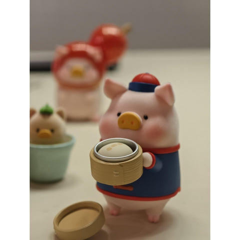 LuLu the Piggy Lu's Table Small Restaurant Blind Box Series: Steamed Bun (Confirmed Style)
