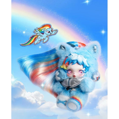 Skullpanda My Little Pony Plush Doll Pendant Blind Box Series: Rainbow Dash (Confirmed Style)