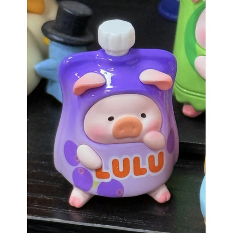 LuLu the Piggy Picnic Party Mini Bean Blind Bag Series: Grapes Juice (Confirmed Style)