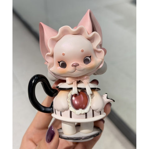 Dual Bear Attic Encounter Blind Box Series: Cat Inside Teapot (Confirmed Style)