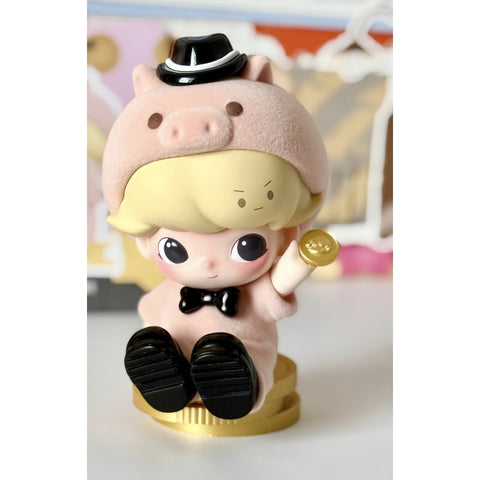 DIMOO WORLD × PIXAR Blind Box Series: Dimoo as Hamm (Confirmed Style)