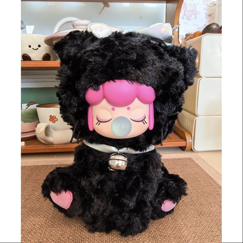 Nanci Tea Time Kitties Vinyl Plush Series Midnight Honey