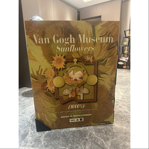 MEGA α SKULLPANDA Van Gogh Museum Sunflowers 1000% 2025 Limited Edition