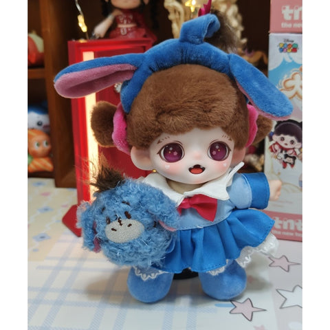 Baby Zoraa × Disney Zoraa Huggy World Plush Pendant Blind Box Series: Eeyore (Confirmed Style)