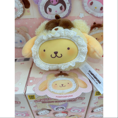 Pompompurin Sanrio Characters Fluffy Teddy Bear Plush Pendant Series Pompompurin