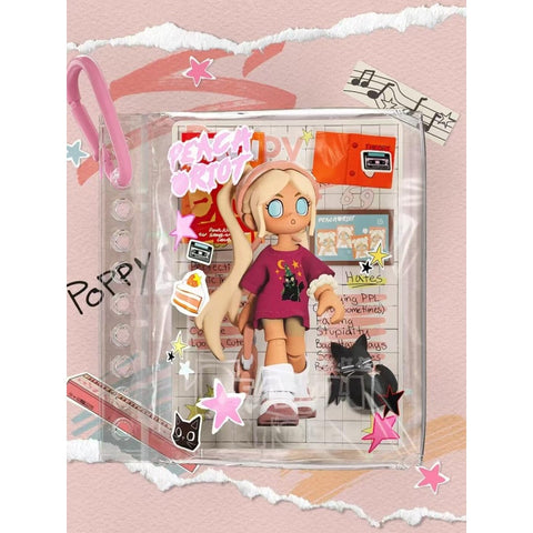 Peach Riot Carry The Music Block Pendant Blind Box Series: Poppy-Cozy Nook (Confirmed Style) Complete Set