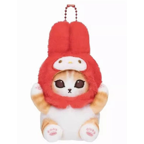 Mofusand × Sanrio Mini Plush Keychain Series: My Melody (Confirmed Style)
