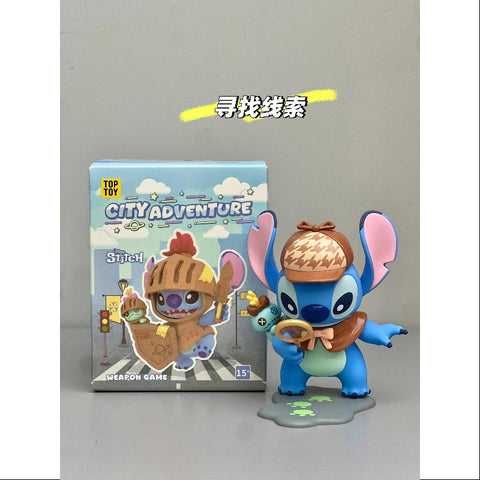 Disney Stitch City Adventure Series Whole Set Opened
