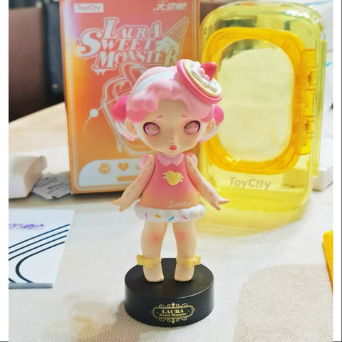 Laura Sweet Monster Space Capsule Series Strawberry Tart Cursed Doll