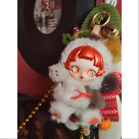 Skullpanda Winter Symphony Series Plush Pendant Ode to Cocoa(Pre Sale)