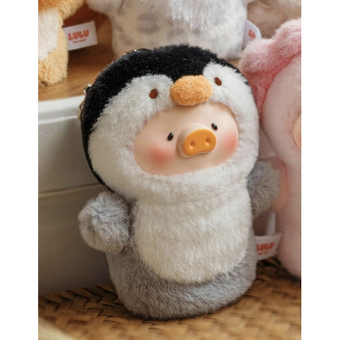 LuLu the Piggy Cutest Butler PVC Face Plush Keychain Blind Box Series: Penguin (Confirmed Style)