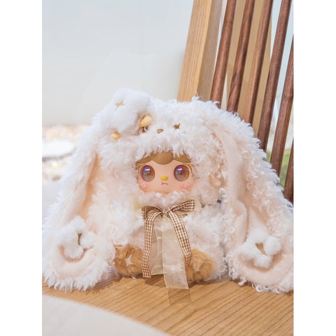 Yooki Bunny's Floral Fragments 400% Plush Series: Cottony Clouds (Confirmed Style) | TOYSEZ Data