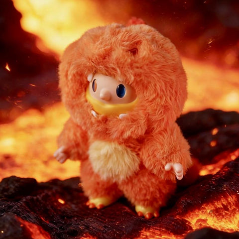 FARMER BOB Ani Dragon Mirage Vinyl Push Blind Box Series: Ember Flame Bob (Confirmed Style)