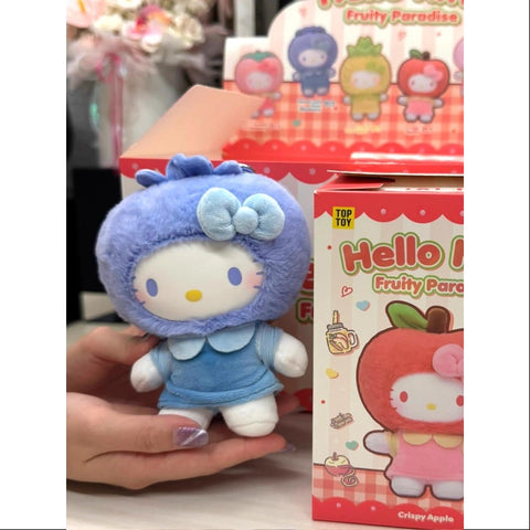 Hello Kitty Fruity Paradise Vinyl Plush Pendant Series Blueberries