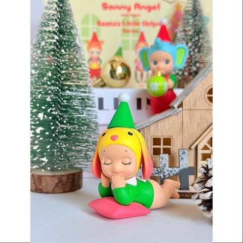 Sonny Angel Statuetta Serie Santa's Little Helper (Natale 2025) - Altezza 7,5-9,5 Cm, In Resina, Scatola A Sorpresa