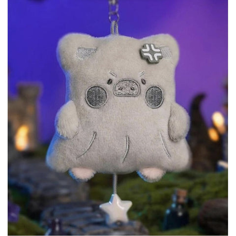 LuLu the Piggy Horror Story Moody Boo Plush Keychain Blind Box Series: Stingy Ghost (Confirmed Style)