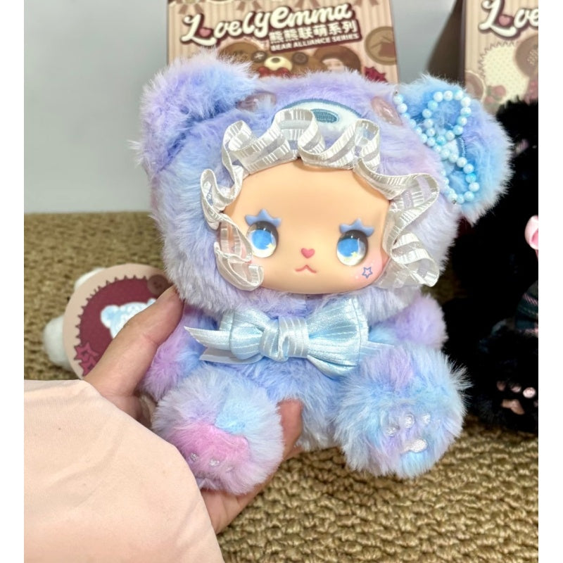Emma Bear Alliance Vinyl Plush Blind Box Series: Starry Purple Mochi (Confirmed Style)