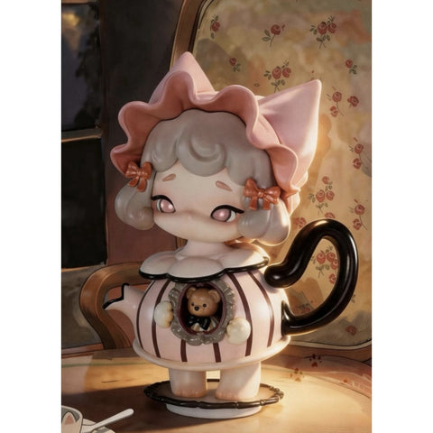 Dual Bear Attic Encounter Blind Box Series: Cat Inside Teapot (Confirmed Style)