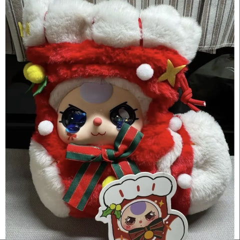Baby Three 400% Merry Christmas Plush Doll Series Secret Christmas Stocking (1/48)