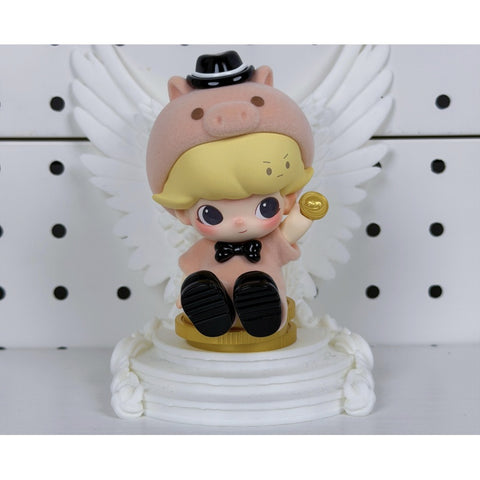 DIMOO WORLD × PIXAR Blind Box Series: Dimoo as Hamm (Confirmed Style)