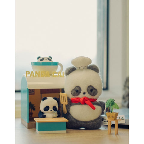 Panda Roll Happy Weekend Plush Pendant Blind Box Series: Panda Chef (Confirmed Style)
