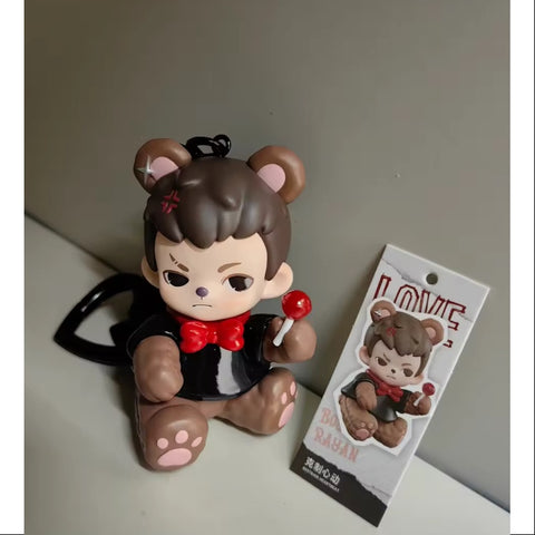 Rayan Keychain Boy Rayan Love Series Pendant Restrain Heartbeat – TOYSEZ