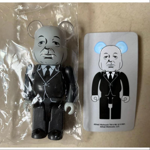 Bearbrick Series 43 HORROR Alfred Hitchcock 100%