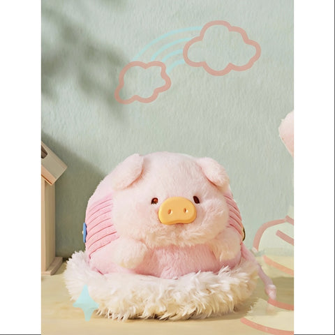 LuLu the Piggy Come & Play Plush Keychain Series Roll around