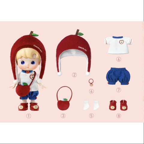 Hacipupu Little Foodie 1/12 Action Figure Series Secret Daily Apple (1/36)