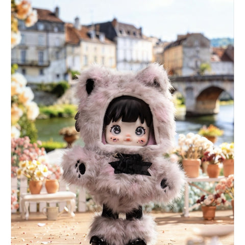 Nommi Forest Kingdom BJD Blind Box Series: Pinky-Ink Leopard (Confirmed Style)