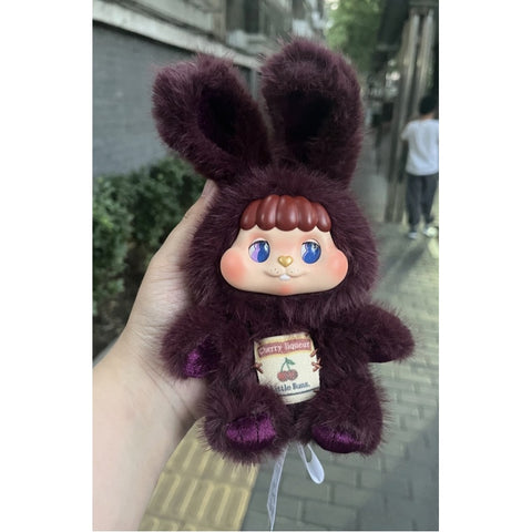 Little Buns Melting Together Plush Pendant Blind Box Series: Liqueur Chocolate - Bunny Bing (Confirmed Style)