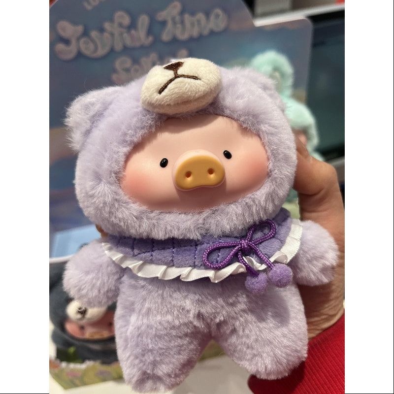 LuLu the Piggy Joyful Time PVC Plush Keychain Series ROMANTIC TEDDY