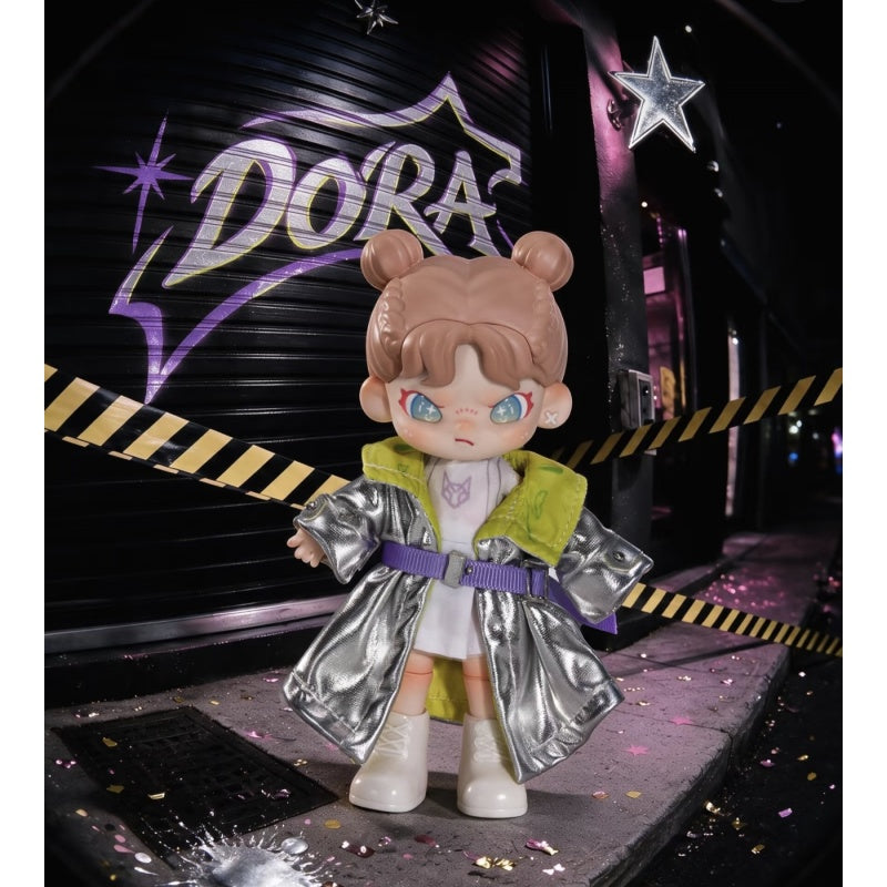 DORA Paw Print Block BJD Figure Blind Box Series: Silver Wing Patrolman Wolf (Confirmed Style)