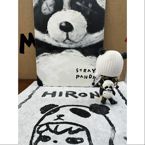 Hirono Stray Panda Art Toy Figurine 2024 Chengdu LIMITED